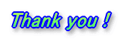 Thanks!